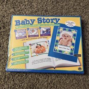 Baby Story Keepsake Book - Blue